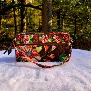 Vera Bradley Floral Convertible Clutch Wristlet Purse